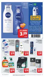 Gazetka promocyjna Marktkauf - Prospekt - Gazetka - ważna od 28.05 do 28.05.2022 - strona 27 - produkty: Adidas, Bad, body, body milk, deo, deospray, dove, duschbad, eis, flasche, flüssigseife, Heu, Lotion, nivea, olive, palmolive, Rasierklinge, rasierklingen, reis, roll-on, Roller, Seife, shampoo, Ti, wilkinson, ZTE