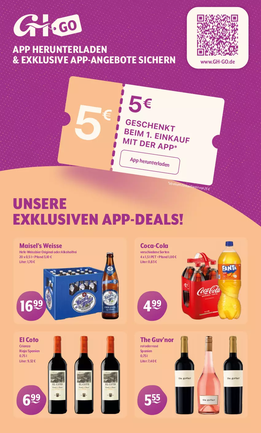 Aktueller Prospekt Getraenke Hoffmann - Prospekte - von 10.11 bis 15.11.2025 - strona 9 - produkty: alkohol, angebot, angebote, bier, coca-cola, cola, eis, gin, Hefe, mais, Ria, rioja, weissbier