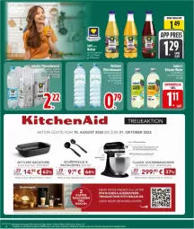 Gazetka promocyjna Edeka - Prospekte - Gazetka - ważna od 22.08 do 22.08.2026 - strona 22 - produkty: Alwa, angebot, auer, Backform, deka, edelstahl, elle, flasche, KitchenAid, Löffel, mineralwasser, pasta, Rührschüssel, schüssel, Ti, Tiere, vöslauer, wasser