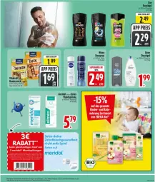 Gazetka promocyjna Edeka - Prospekte - Gazetka - ważna od 22.08 do 22.08.2026 - strona 27 - produkty: axe, axe duschgel, beutel, bio, deka, deo, deospray, duschgel, edeka bio, eis, elmex, flasche, hundesnack, kraft, meridol, mundspülung, nivea, reis, snack, spülung, Ti, vita, vitakraft, ZTE