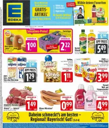 Gazetka promocyjna Edeka - Prospekte - Gazetka - ważna od 22.08 do 22.08.2026 - strona 3 - produkty: bertolli, cola, deka, drink, duplo, eis, Elan, feinwaschmittel, flasche, jumbo, Kinder, kinder riegel, kiwi, olive, oliven, olivenöl, perwoll, reis, riegel, Ti, toffifee, waschmittel, white chocolate, würstchen