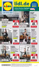 Gazetka promocyjna Lidl - Wochen-Highlights im Onlineshop - Gazetka - ważna od 15.01 do 15.01.2023 - strona 1 - produkty: angebot, angebote, Bau, eis, elle, kraft, ndk, reis, rel, Schal, Schale, telefon, Ti, uhr