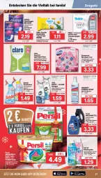 Gazetka promocyjna Famila - Prospekte - Gazetka - ważna od 03.12 do 03.12.2022 - strona 27 - produkty: Alwa, Always, bio, biozidprodukte, Coral, decke, domestos, eis, flasche, geschirr, hakle, kraft, megaperls, papier, persil, Rauch, reifen, reiniger, reis, rwe, sidolin, slip, slipeinlagen, spülmittel, Ti, toilettenpapier, vernel, waschmittel, weichspüler, ZTE