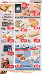 Gazetka promocyjna Famila - Prospekte - Gazetka - ważna od 03.12 do 03.12.2022 - strona 8 - produkty: auer, backwaren, baguette, Bau, Bauer, brot, curry, eis, Faktu, filet, korn, kraft, kuchen, lachs, lieken, regal, reis, Rotbarsch, rotbarschfilet, Schwarzbrot, Semmel, snack, snacks, spitzenqualität, steak, stube, Ti, uhr, urkorn, wasa, ZTE, zwiebel