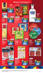 Gazetka promocyjna Lidl - Aktionsprospekt - Gazetka - ważna od 06.07 do 06.07.2024 - strona 11 - produkty: Absolut Vodka, aktionspreis, angebot, Bona, chips, coupon, dallmayr, dallmayr prodomo, dulano, eis, elle, emmentaler, filet, frischkäse, funny-frisch, galbani, Geflügel, gin, hähnchenbrust, Käse, Milbona, mozzarella, prodomo, reis, rel, rouladen, salami, sandwich, schinken, teller, Ti, vodka, würfel, ZTE