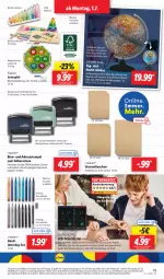 Gazetka promocyjna Lidl - Aktionsprospekt - Gazetka - ważna od 06.07 do 06.07.2024 - strona 25 - produkty: adapter, angebot, batterie, buch, coupon, eis, Elan, fenster, kissen, Lernspiel, Leuchte, papier, Persona, Pinzette, reis, rel, Ria, ring, Schal, silvercrest, Tasche, taschen, Ti, Tiere, tisch, usb, ZTE