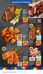 Gazetka promocyjna Lidl - Aktionsprospekt - Gazetka - ważna od 06.07 do 06.07.2024 - strona 45 - produkty: angebot, cherrytomaten, eis, geschnetzeltes, gewürz, grill, grill-lachs, hüftsteak, lachs, Meister, preisvorteil, pute, Putengeschnetzeltes, reis, rezept, rezepte, rind, rinder, Rindersteak, schwein, schweine, steak, steaks, Ti, tomate, tomaten, wein, weine, Zelt, ZTE