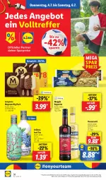 Gazetka promocyjna Lidl - Aktionsprospekt - Gazetka - ważna od 06.07 do 06.07.2024 - strona 46 - produkty: angebot, baguette, coupon, eis, langnese, magnum, meggle, preisvorteil, rama, ramazzott, ramazzotti, reis, Ti, zott