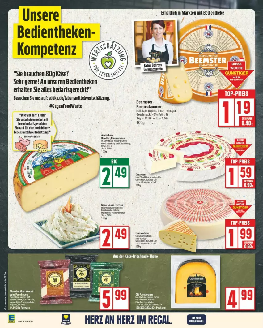 Aktueller Prospekt Edeka - Prospekte - von 30.09 bis 05.10.2024 - strona 6 - produkty: bio, blume, blumen, deka, fisch, HP, Käse, lachs, lebensmittel, mac, nuss, Rauch, schnittkäse, terrine, Ti