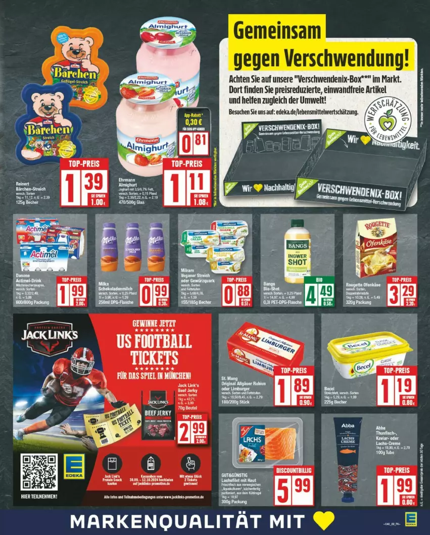 Aktueller Prospekt Edeka - Prospekte - von 30.09 bis 05.10.2024 - strona 9 - produkty: Abba, deka, eier, eis, lebensmittel, reis, tee, Ti