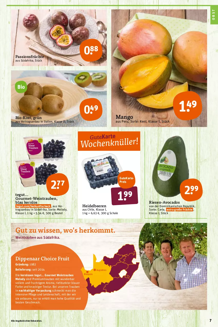 Aktueller Prospekt Tegut - Angebote der Woche - von 21.02 bis 26.02.2022 - strona 9 - produkty: angebot, angebote, arla, auer, avocado, avocados, Bau, beere, beeren, beutel, bio, dekoration, dip, eis, frucht, früchte, heidelbeere, heidelbeeren, kiwi, mac, mango, obst, reis, Schal, Schale, Ti, trauben, wein