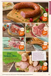 Gazetka promocyjna Tegut - Angebote der Woche - Gazetka - ważna od 26.02 do 26.02.2022 - strona 17 - produkty: angebot, angebote, bier, bierschinken, bio, Bio-Salami, braten, Brühwurst, decke, dekoration, eis, ente, fleisch, gewürz, gin, kräuter, landprimus, lebensmittel, lyoner, mac, Mett, mettwurst, paprika, pfeffer, ring, saft, salami, schinken, schinkenwurst, Speck, südtiroler, Ti, wiener, wurst, Yo