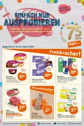 Gazetka promocyjna Tegut - Angebote der Woche - Gazetka - ważna od 26.02 do 26.02.2022 - strona 3 - produkty: alpenmilch, angebot, angebote, Becher, bio, decke, dekoration, dessert, drink, ehrmann, Ehrmann Grand Dessert, eis, energy drink, ente, fleisch, hackfleisch, hakle, Kamill, kamille, landprimus, milch, milka, milka schokolade, orange, orangen, papier, red bull, rind, rinder, rinderhackfleisch, schoko, schokolade, Ti, toilettenpapier, vanille