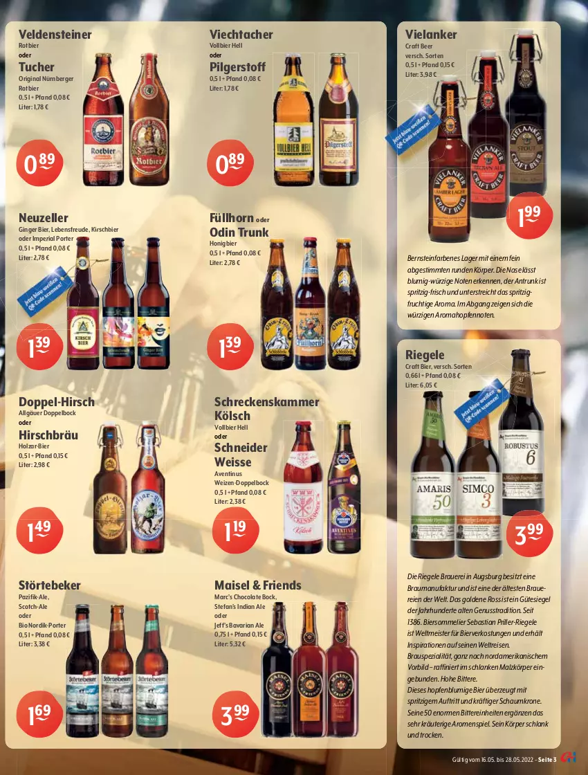 Aktueller Prospekt Getraenke Hoffmann - Prospekte - von 16.05 bis 28.05.2022 - strona 3 - produkty: asti, auer, Becher, Berger, bier, Biere, bio, cola, eis, Elan, elle, Faktu, Feuerkorb, frucht, Germ, gewinnspiel, gin, ginger, grill, grillrost, Holz, honig, kirsch, korb, kräuter, krone, LG, mac, mais, malz, Meister, nürnberger, nuss, pril, reis, Ria, riegel, Rügener, scotch, Spezi, Spiele, steiner, störtebeker, Ti, tuc, Tucher