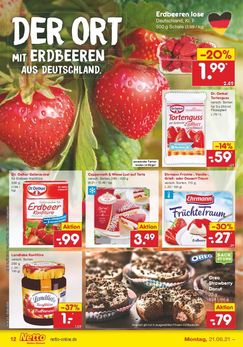 Aktueller Prospekt Netto Marken-Discount - Filial Angebote - von 21.06 bis 26.06.2021 - strona 14