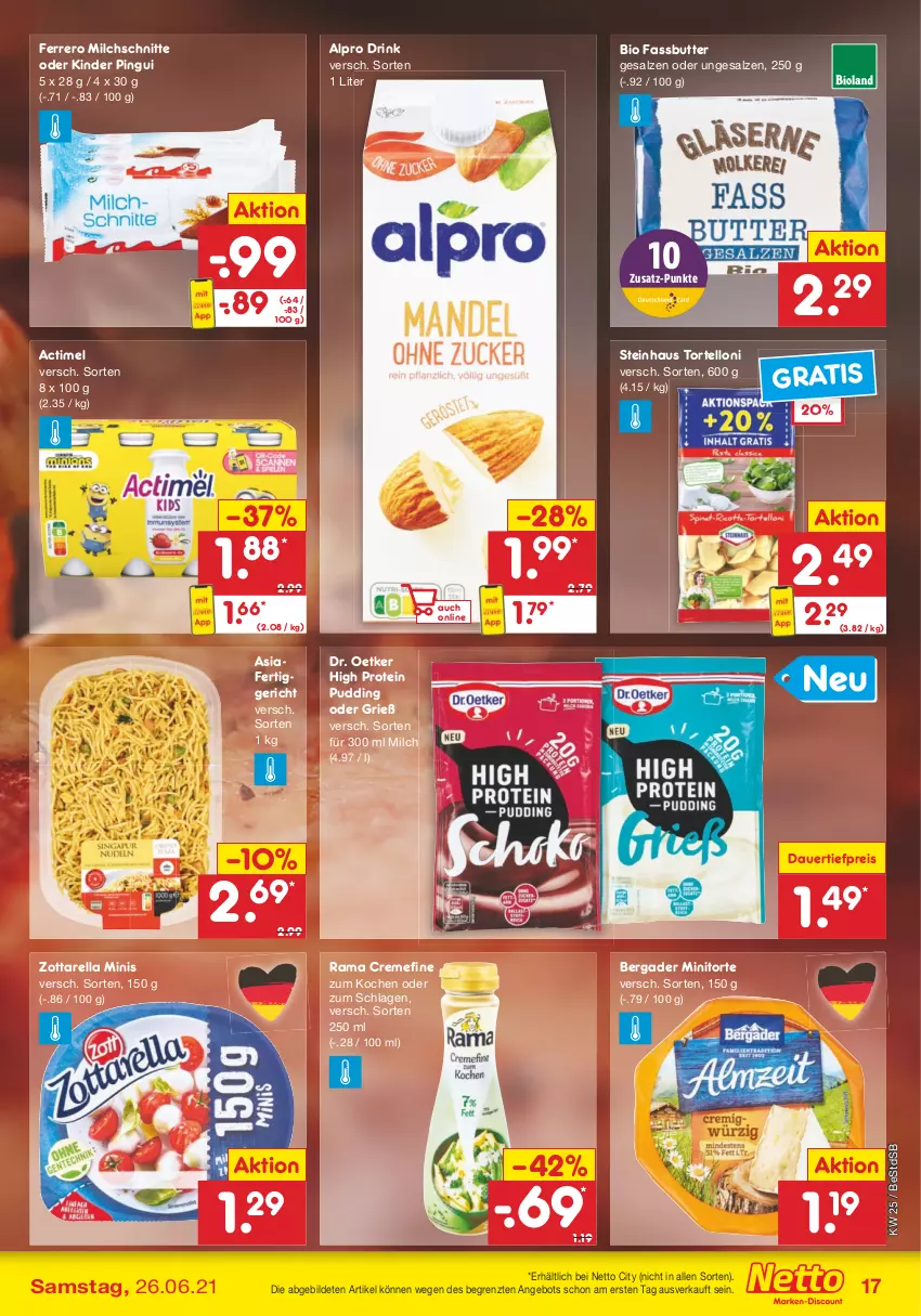 Aktueller Prospekt Netto Marken-Discount - Filial Angebote - von 21.06 bis 26.06.2021 - strona 19