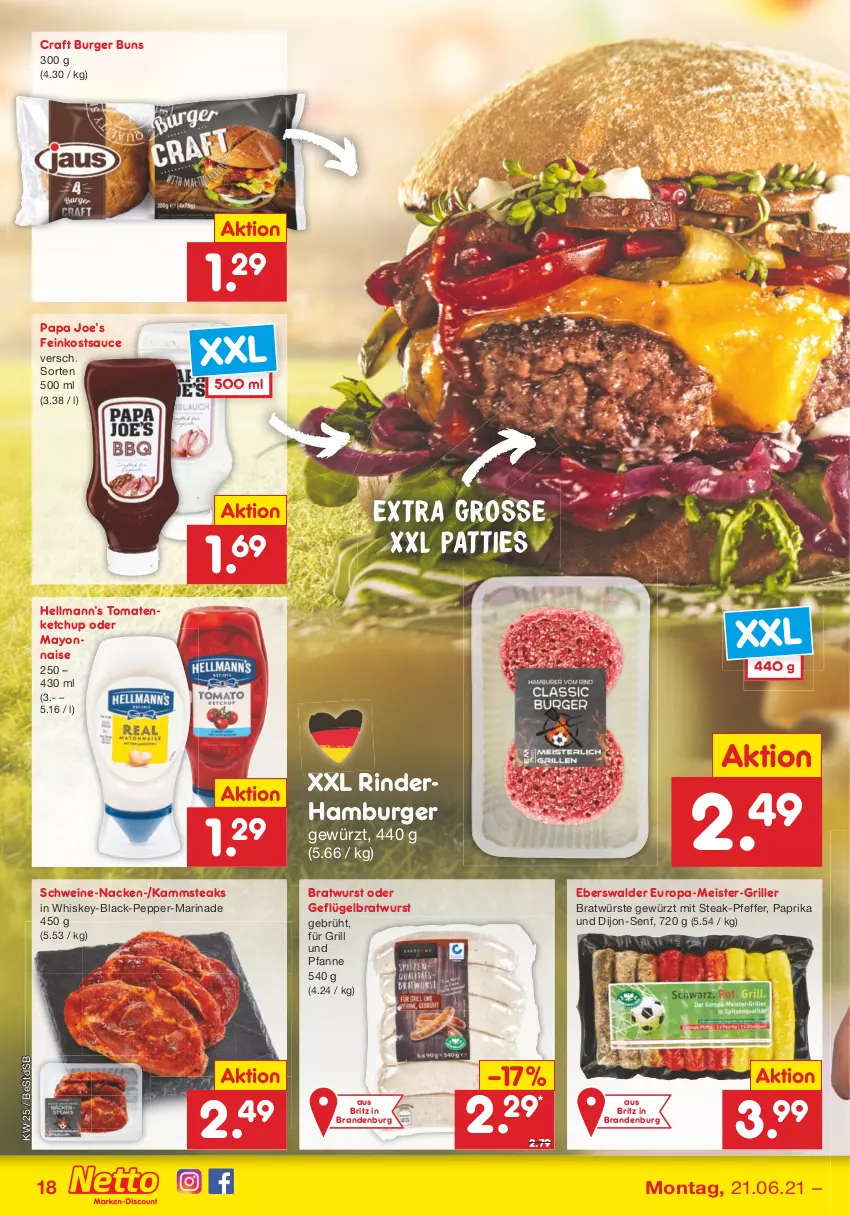 Aktueller Prospekt Netto Marken-Discount - Filial Angebote - von 21.06 bis 26.06.2021 - strona 20