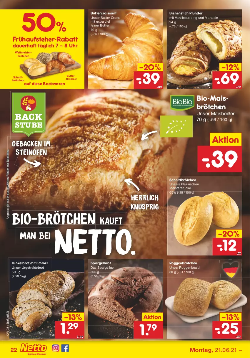 Aktueller Prospekt Netto Marken-Discount - Filial Angebote - von 21.06 bis 26.06.2021 - strona 24