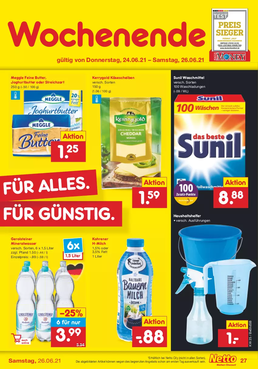 Aktueller Prospekt Netto Marken-Discount - Filial Angebote - von 21.06 bis 26.06.2021 - strona 29