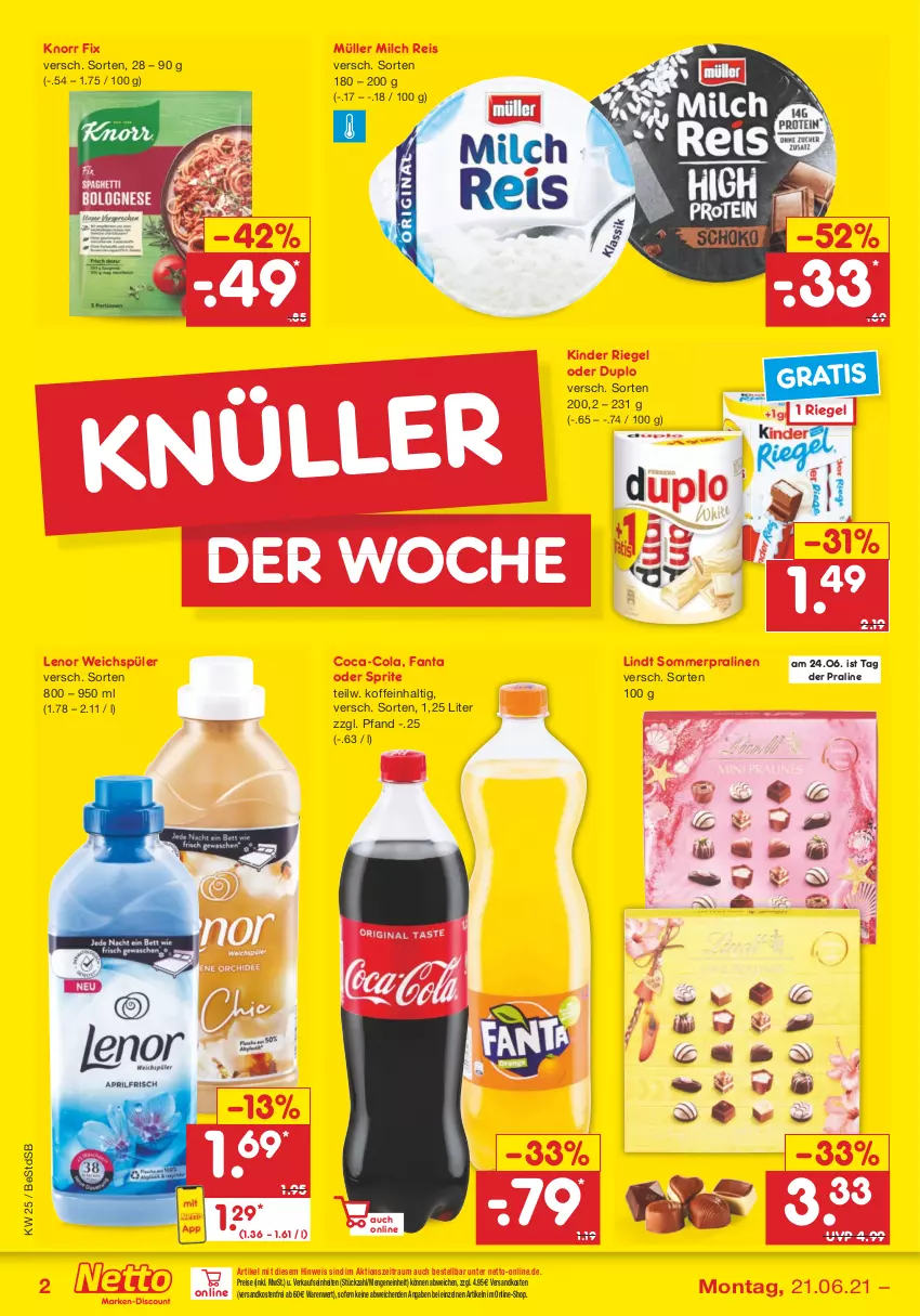 Aktueller Prospekt Netto Marken-Discount - Filial Angebote - von 21.06 bis 26.06.2021 - strona 4