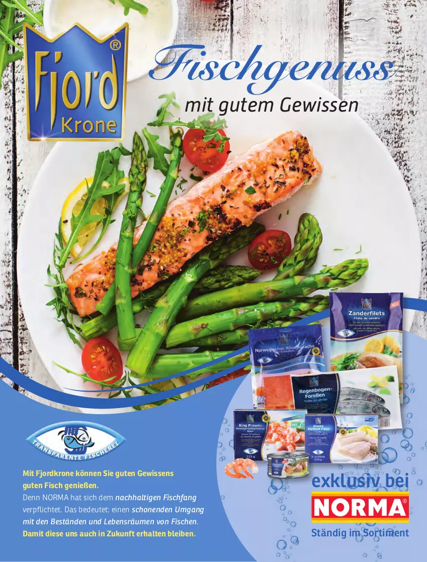 Aktueller Prospekt Norma - Norma - von 01.03 bis 30.04.2022 - strona 40 - produkty: fisch, fische, krone, nuss, Ti