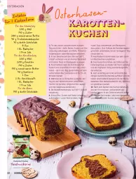 Gazetka promocyjna Norma - Norma - Gazetka - ważna od 30.04 do 30.04.2022 - strona 22 - produkty: backofen, Bad, braun, butter, decke, eier, ente, haselnuss, karotten, Kastenkuchen, kuchen, leine, magazin, mehl, nuss, Ofen, papier, saft, salz, schoko, schokolade, schokoladen, Ti, wasser, zucker