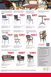 Gazetka promocyjna Selgros - Restaurantmöbel - Gazetka - ważna od 30.04 do 30.04.2024 - strona 8 - produkty: angebot, angebote, armlehnstuhl, Bau, braun, Brei, caffe, eis, Elan, elle, erde, Holz, HP, latte, LG, Mode, Palette, Rauch, reis, Ria, sessel, stuhl, Ti, tisch, tischplatte