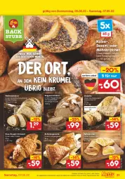 Gazetka promocyjna Netto Marken-Discount - Filial-Angebote - Gazetka - ważna od 07.05 do 07.05.2022 - strona 33 - produkty: angebot, apfel, backofen, brot, brötchen, butter, ciabatta, Croissant, eis, Kaiser, Laugeneck, mehl, Meister, Mohnbrötchen, nuss, Ofen, Plunder, reis, sesam, stube, Ti, Tiere, tisch, weltmeisterbrot, ZTE