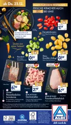 Gazetka promocyjna Aldi Nord - Aldi-Aktuell - Gazetka - ważna od 24.12 do 24.12.2021 - strona 36 - produkty: aldi, auto, braten, brustfilet, datteltomaten, drucker, Engel, filet, geschnetzeltes, gin, grill, kartoffel, kartoffeln, kerze, kracher, kräuter, lamm, leine, LG, magazin, marinade, papier, pute, putenbrust, putenbrustfilet, rezept, rezepte, rosen, Rosenkohl, Schal, Schale, schinken, schwein, schweine, telefon, Ti, tomate, tomaten, wein, weine, Zelt, ZTE