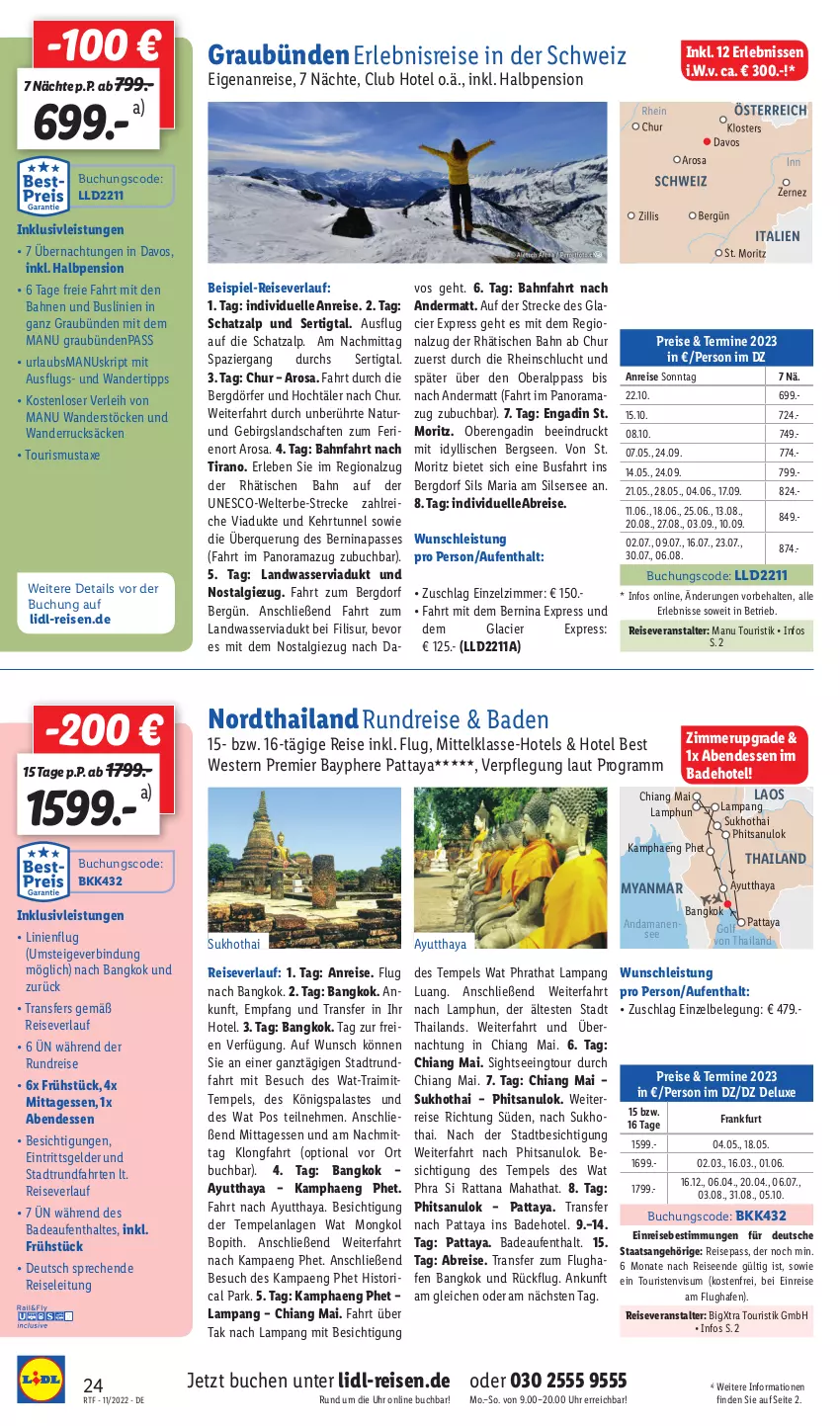 Aktueller Prospekt Lidl - Themenflyer November 2022 - von 12.11.2022 bis 14.01.2023 - strona 24 - produkty: axe, Bad, Brei, buch, chia, eis, Elan, elle, erde, gsw, inklusivleistungen, LG, mac, natur, ndk, rama, reis, reiseveranstalter, reiseverlauf, Ria, Ti, tisch, uhr, wasser, Weste