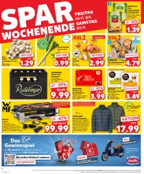 Gazetka promocyjna Kaufland - Prospekt - Gazetka - ważna od 08.11 do 08.11.2023 - strona 4 - produkty: alkohol, angebot, Berger, bio, butter, butterkäse, champignon, champignons, cheddar, dolce gusto, edelstahl, eis, gewinnspiel, grill, Jacke, Käse, kerrygold, kirsch, kirsche, kotelett, latte, likör, Mon Chéri, natur, Nescafé, pils, pilsner, pralinen, purland, radeberger, radeberger pilsner, Ria, sac, Schal, Schale, schnitten, schoko, schokolade, schwein, schweine, schweinekotelett, Steppjacke, Tasche, taschen, Ti, wasser, wein, weine, Zartbitterschokolade, ZTE, zwiebel, zwiebeln