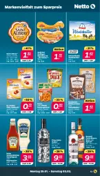 Gazetka promocyjna Netto - Woche 5 - Gazetka - ważna od 03.02 do 03.02.2024 - strona 13 - produkty: albray, ammerländer, bacardi, Becher, butter, Dr. Oetker, eis, fleisch, fleischwurst, Geflügel, gutfried, heinz, ketchup, knorr, leine, mayonnaise, mehl, merl, mondamin, pfanni, reis, saint albray, Soße, Three Sixty, Ti, tomate, tomaten, tomatenketchup, vodka, wurst, Yo