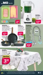 Gazetka promocyjna Netto - Woche 5 - Gazetka - ważna od 03.02 do 03.02.2024 - strona 18 - produkty: armatur, auer, aufschnitt, brause, decke, Deckel, eis, geschirr, Glasdeckel, herdarten, Holz, Mixer, pfanne, Ria, schläuche, Spültischarmatur, standmixer, Ti, tisch, tuc, wachstuch, ZTE