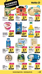 Gazetka promocyjna Netto - Woche 5 - Gazetka - ważna od 03.02 do 03.02.2024 - strona 27 - produkty: butter, buttermilch, cremissimo, dessert, drink, hering, Käse, knorr, kochschinken, langnese, langnese cremissimo, milch, nudel, nudelsalat, pizza, ring, sac, sahne, salami, salat, Schal, Schale, schinken, Schmelzkäse, schoko, sim, spreewälder, suppe, Ti, valensina