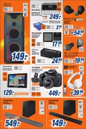 Gazetka promocyjna Expert Bonn - Prospekte - Gazetka - ważna od 23.09 do 23.09.2022 - strona 5 - produkty: akku, batterie, Bau, bügel, cmos-sensor, deo, kamera, kopfhörer, lautsprecher, LG, longlife, navigationsgerät, orange, Radio, rel, soundbar, spiegel, spiegelreflexkamera, Tasche, Ti