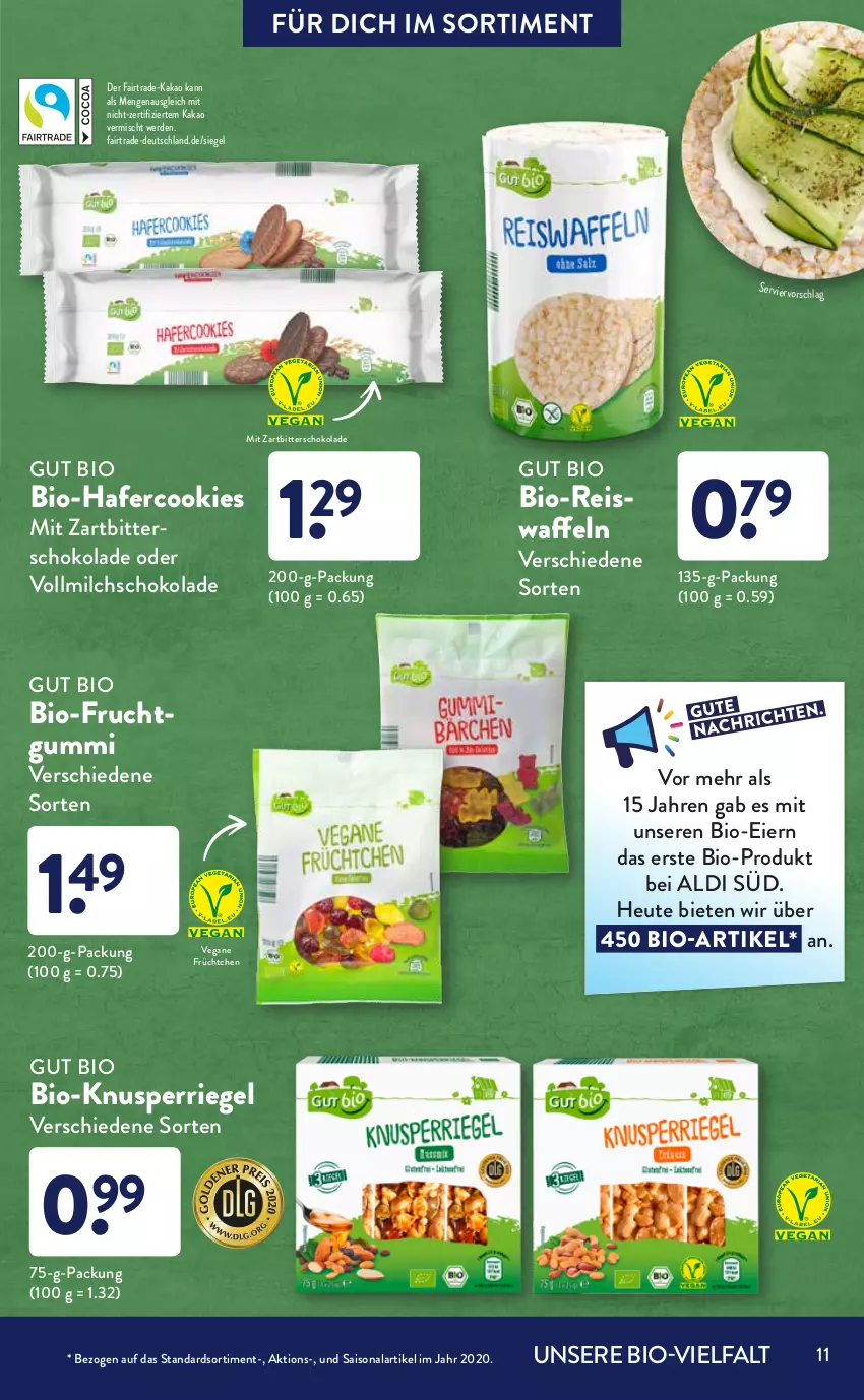 Aktueller Prospekt AldiSud - ALDI Sortiment Bio - von 01.08 bis 31.08.2021 - strona 11