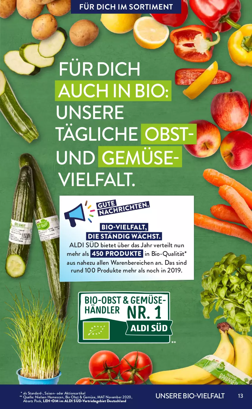 Aktueller Prospekt AldiSud - ALDI Sortiment Bio - von 01.08 bis 31.08.2021 - strona 13