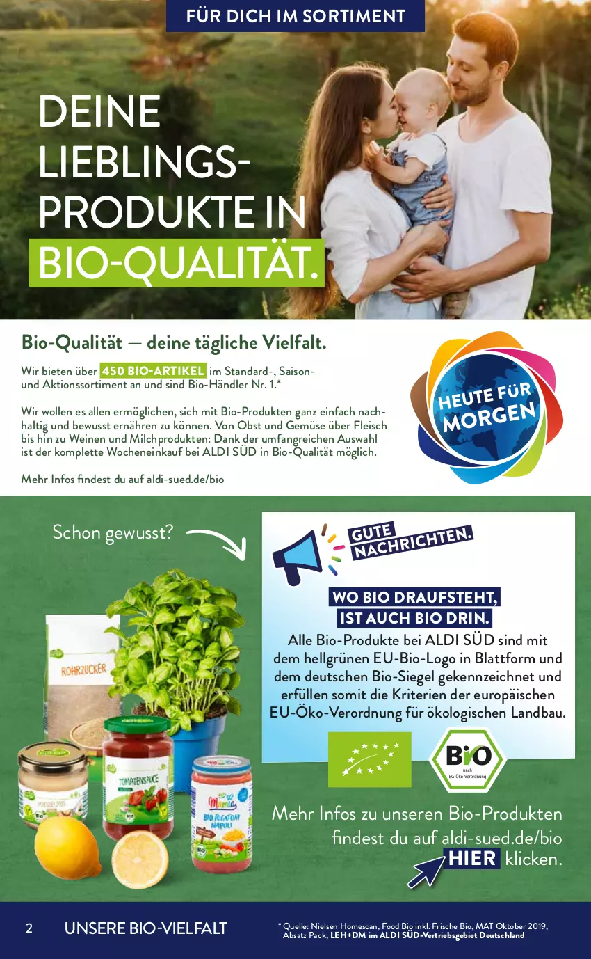 Aktueller Prospekt AldiSud - ALDI Sortiment Bio - von 01.08 bis 31.08.2021 - strona 2