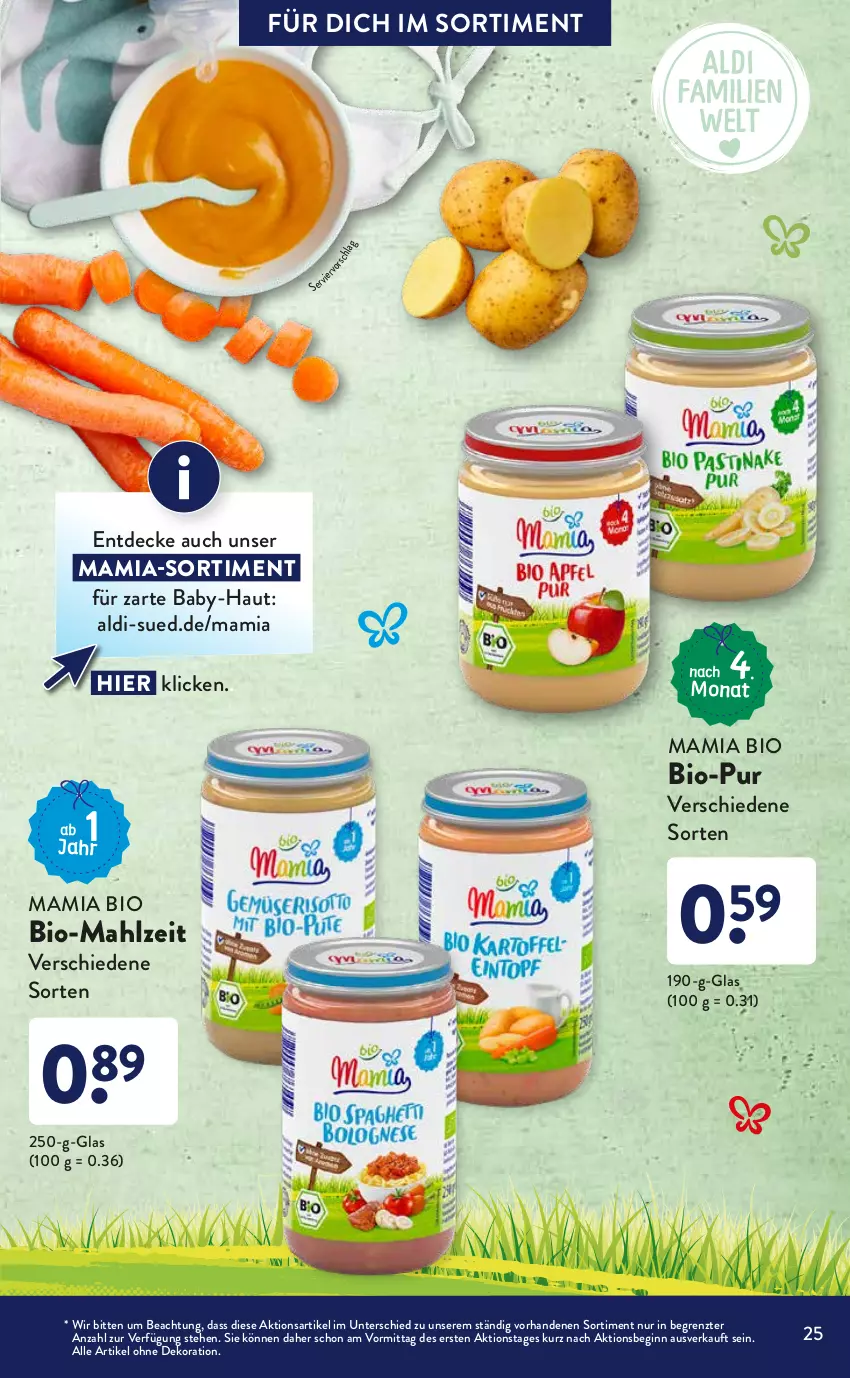 Aktueller Prospekt AldiSud - ALDI Sortiment Bio - von 01.08 bis 31.08.2021 - strona 25