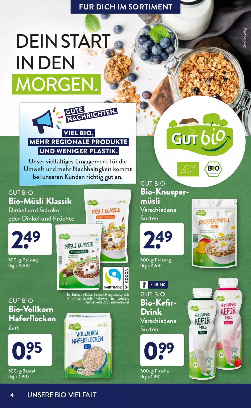 Aktueller Prospekt AldiSud - ALDI Sortiment Bio - von 01.08 bis 31.08.2021 - strona 4