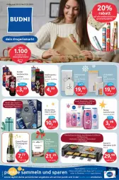 Gazetka promocyjna Budni - Prospekte - Gazetka - ważna od 17.12 do 17.12.2022 - strona 1 - produkty: angebot, angebote, champagne, champagner, decke, eis, elle, grill, Kinder, nivea, Nivea Men, severin, socken, teller, Ti