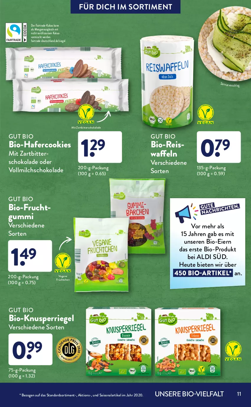 Aktueller Prospekt AldiSud - ALDI Bio-Sortiment - von 01.07 bis 31.07.2021 - strona 11