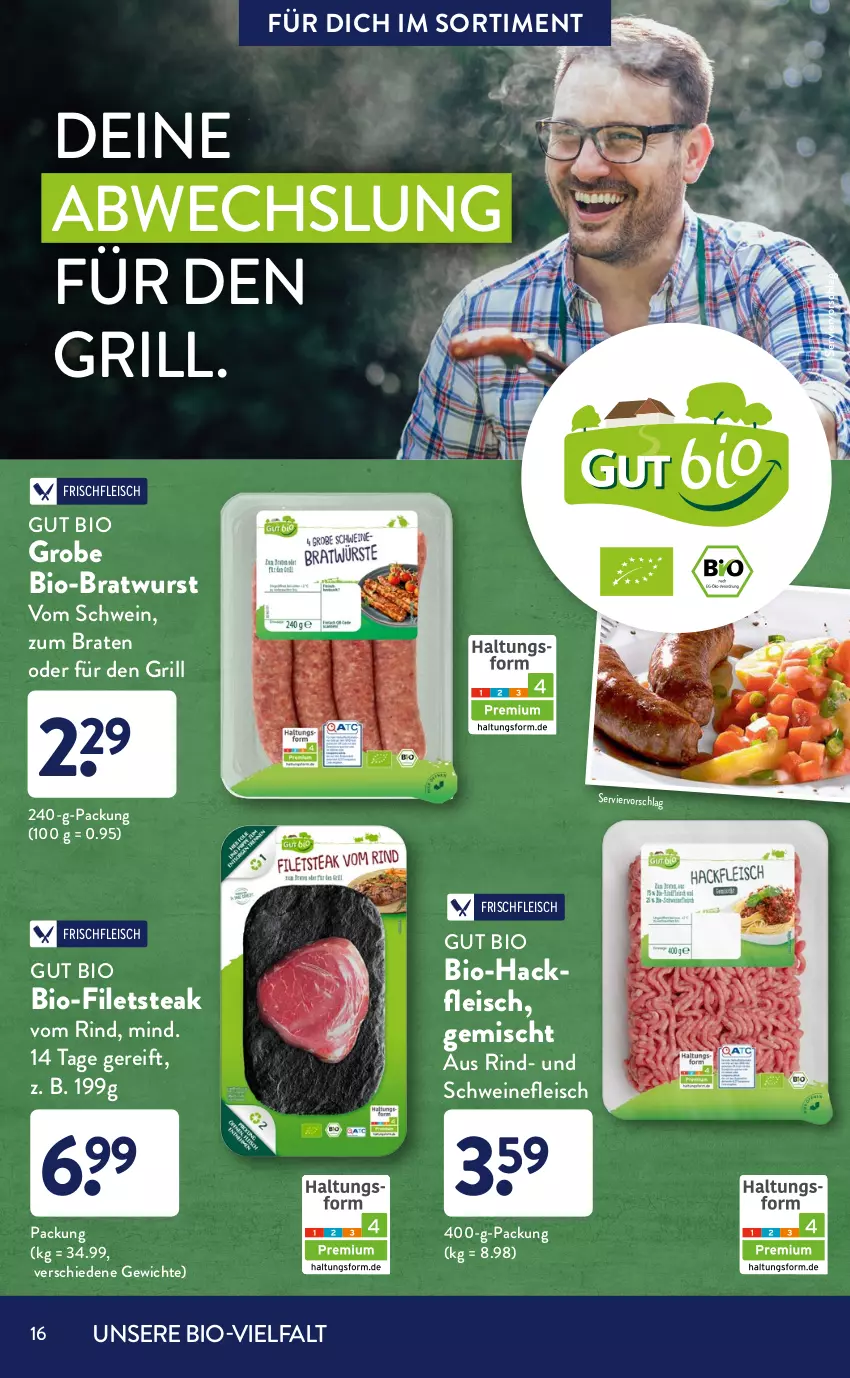 Aktueller Prospekt AldiSud - ALDI Bio-Sortiment - von 01.07 bis 31.07.2021 - strona 16