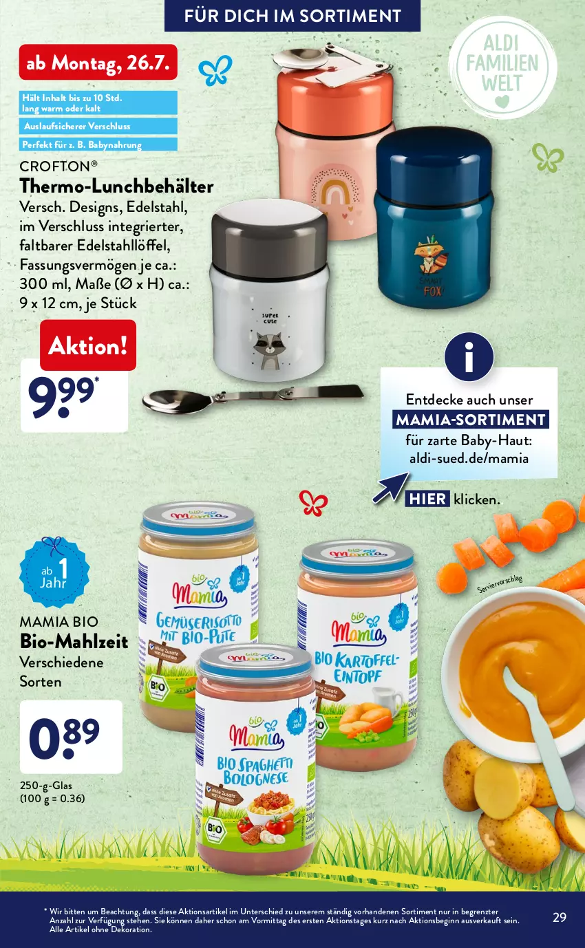 Aktueller Prospekt AldiSud - ALDI Bio-Sortiment - von 01.07 bis 31.07.2021 - strona 29