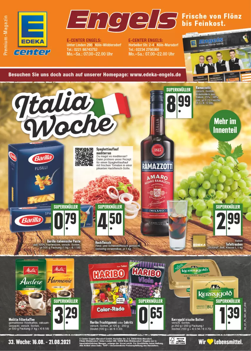 Aktueller Prospekt E Center - Angebote der Woche - von 16.08 bis 21.08.2021 - strona 1