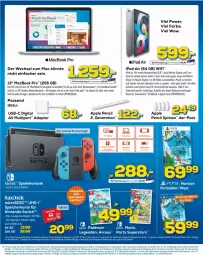 Gazetka promocyjna Euronics - Prospekte - Gazetka - ważna od 02.03 do 02.03.2022 - strona 10 - produkty: adapter, Apple, Apple Pencil, asti, batterie, bio, chips, consors finanz, deo, eis, elle, fanta, gin, ipad, ipad air, kamera, Kameras, LG, mac, macbook, macbook pro, mastercard, nintendo, Nintendo Switch, ring, rwe, Spiele, Ti, tisch, usb