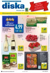 Gazetka promocyjna Diska - Prospekte - Gazetka - ważna od 31.12 do 31.12.2021 - strona 1 - produkty: aktionspreis, alkohol, Bau, bauchscheiben, Becher, beere, beeren, bier, burger, butter, Dairygold, eis, erdbeere, erdbeeren, flasche, freixenet, gin, grill, hamburger, himbeer, himbeere, himbeeren, irische butter, kaffee, latte, melitta, Nestea, pils, radler, reis, rind, rinder, Schal, Schale, schwein, schweine, sekt, steak, steaks, Streichzart, Ti, wein, weine, würstchen