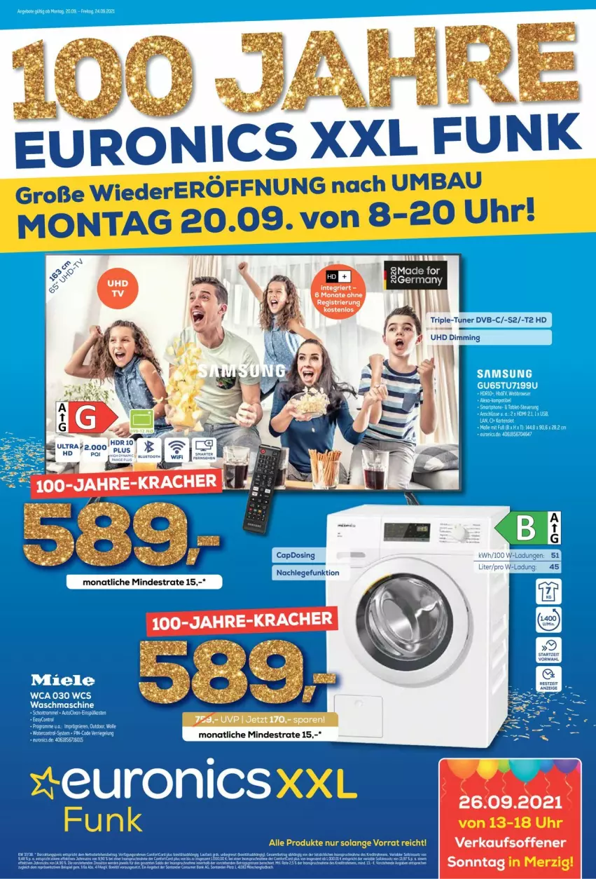 Aktueller Prospekt Euronics - Prospekte - von 20.09 bis 24.09.2021 - strona 1