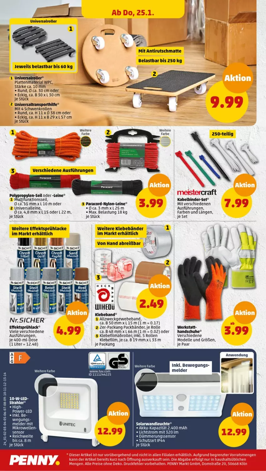 Aktueller Prospekt Penny - Prospekte - von 22.01 bis 27.01.2024 - strona 24 - produkty: akku, Beba, Brei, dell, elle, handschuhe, lack, Lacke, latte, leine, Leuchte, mab, mikrowelle, Mode, Ria, Roller, schuhe, Sport, Sprühlack, tee, Ti, weck, Zelt