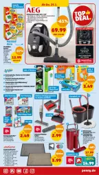 Gazetka promocyjna Penny - Prospekte - Gazetka - ważna od 27.01 do 27.01.2024 - strona 25 - produkty: Bau, beutel, bodenstaubsauger, bodenwischer, eimer, eis, hygienefilter, Reinigung, reinigungstücher, ring, staubmagnet, staubsauger, Ti, tücher, wasser, Wischmopp